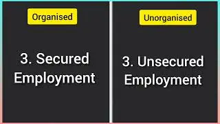 Difference between organised and unorganised sector | class 10 | social studies |