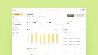 Inventory management systems dashboard UI/UX design in Figma (wireframe &prototype) Figma tutorial