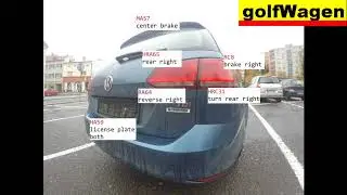 VW Golf 7 lights description for VCDS-VAG coding