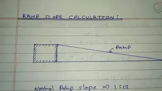 Ramp slope calculation