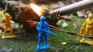 Army Soldier Melting |🔥 | Satisfying | Fire! Fire! #85