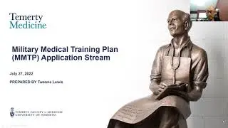 Study Medicine at U of T:  Military Medical Training Plan (MMTP) Application Stream