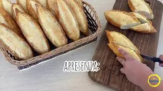 Preparando o Pão Semi Italiano Via Pane