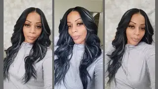 Sensationnel Pre-Cut Unit 14 | HD Lace Wig | Balayage Platinum