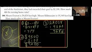 Grade 4 Math Word Problems