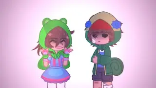 zai, zai, zai/meow, meow, meow [Leon, Nita]🦎🐻 &bull;Gacha Club&bull; #gachaclub #brawlstars