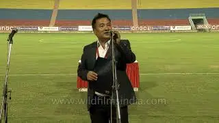 Welcome address of the North East Tamchon Tournament at Ambedkar Stadium | Delhi