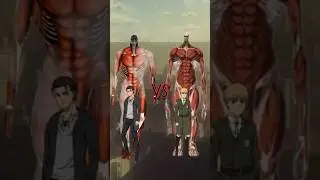 Eren vs Armin's Colossal Titan! Who is stronger!? #erenjaeger #arminarlert #colossaltitan #vs #aot