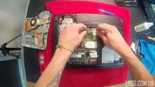 Как разобрать и почистить ноутбук MSI GX600 Extreme Edition