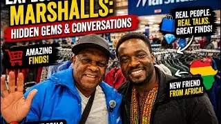 Exploring Marshalls: Hidden Gems and Conversations with a New Friend.