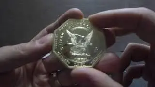 1851 United States $50 gold octagonal Ingot AKA 