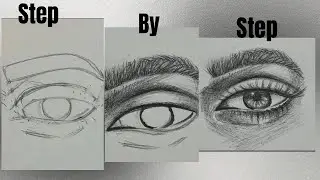 Step By Step Easy Eye Drawing | Easy Drawing !