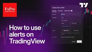 Как использовать оповещения в TradingView