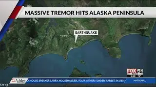 Massive tremor hits Alaskan peninsula