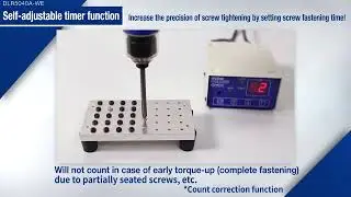 NITTO KOHKI Achieve High Precision Tightening Control! Screw Fastening Counter Series DLR5040A WE