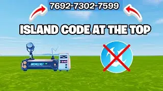 How To Add Island Code At Top Of Screen In Fortnite Creative!