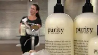 philosophy super-size purity made simple cleanser trio on QVC