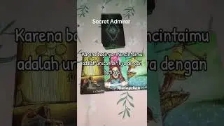 pengagum rahasiamu #tarot #bacakartutarot
