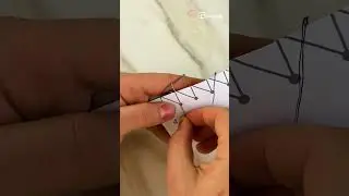 Basic sewing technique for beginners! #easy #sewing #trick