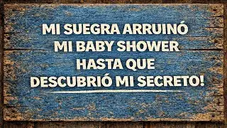 MI SUEGRA ARRUIN&Oacute; MI BABY SHOWER HASTA QUE DESCUBRI&Oacute; MI SECRETO!