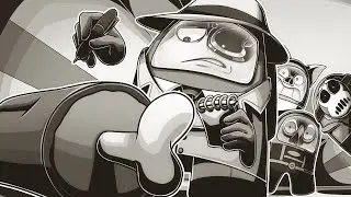 Among Us but we play in BLACK & WHITE and with HIDDEN NAMES!