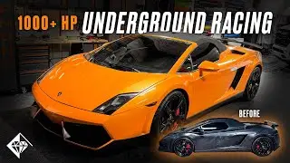 Unwrapping a 1100 HP twin turbo Underground Racing Lamborghini Gallardo - Diamond Graphics