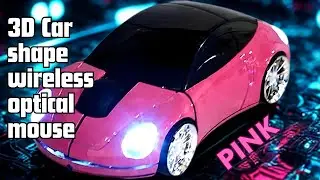 Pink 3D Car Wireless Mouse Review | Cute, Affordable & Functional