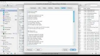 How to add lyric information to your songs in iTunes with Get Lyrical