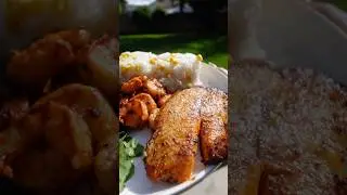 Dinner idea on the blackstone #dinnerfood #dinner #dinnerideas #foodie #shorts #food