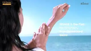 Shield & D-Tan for Brighter, Sun-Protected Skin | Brinton UV Doux D-Tan Aqua Sunscreen