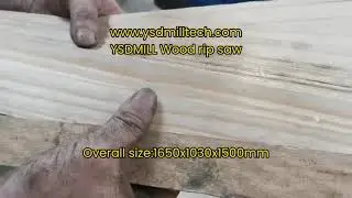 YSDMILL wood rip saw.Smoothly cutting surface. ysdmilltech.com #sawmill #ripsaw