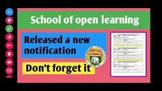 SOL released a new notification for the students