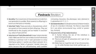 HEREDITY AND EVOLUTION FASTRACK PART 1