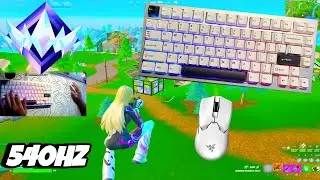 Rainy 75 unboxing + ASMR🤩 Fortnite OG Ranked Reload 🏆 Satisfying Keyboard Fortnite 540 FPS Smooth 4K