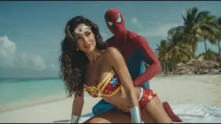 Spiderman Daily Life Epic City Monster Battle ft Wonder Woman - heroic ai studio ( 4k HDR )