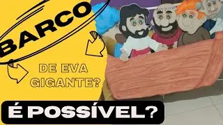 não acredito no tamanho desse barco 😱, como fazer barco de Eva