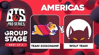 DogChamp vs Wolf Team Game 1 - BTS Pro Series 12 AM: Groups w/ Kmart & ET