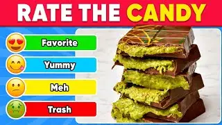 Rate the Candy & Snack Challenge | Ultimate Candy & Snack Tier List 🤤 