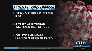 24 New School Covid-19 Outbreaks Reported In Michigan