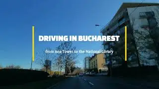 DRIVING IN BUCHAREST -November 2021 - FULL HD 1080p / 60 fps- Music background