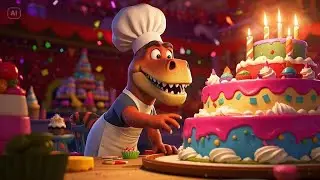 Pat-a-Cake Dino Bake | Fun Dinosaur Baking Song for Kids | Nursery Rhymes & Songs for Children