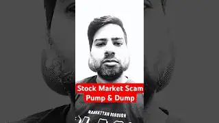 Stock Market Scam-1 || Pump & Dump Scam #shorts