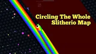 Slither.io Circling The Whole Slitherio Map - World Record ‼️