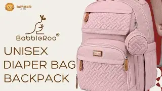⭐ BabbleRoo Diaper Bag 👶 Backpack Conquer Parenthood with the BabbleRoo Diaper Bag Backpack ⭐