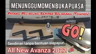 Pasang Towing Pelindung Bemper Belakang All New Avanza 2022 bukan Veloz atau Xenia