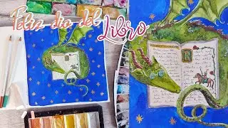 PINTA CONMIGO | ESPECIAL DÍA DEL LIBRO📚 Sant Jordi y el dragón🌹🐲