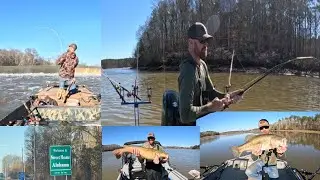 #Flathead #Hybrid #Largemouth MIXED TAPE!! Chattahoochee River at its best!!￼ #CaptainKenFishing