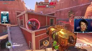 HARBLEU BUFF ROADHOG GAMEPLAY - OVERWATCH SEASON 23 TOP 500