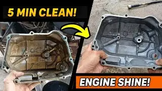 Bike Engine Clean Before & After &ndash; Just 5 Minutes!