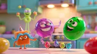 Jumping Jellybean Tune 🍬🎵   Fun Kids Learning Video   Preschool Educational Adventure